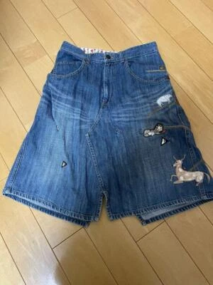 Tsumori Chisato 牛仔裙动物刺绣尺寸 1 — 第 1/4 张图片