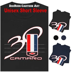 Camiseta DigiRods Camaro 1997 Aniversario Edición Limitada Roja Blanca Azul Logo - Imagen 1 de 8