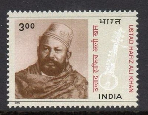 INDIA MNH 2000 SG1974 Ustad Hafiz Ali Khan Commemoration - Picture 1 of 1