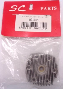 Super custom 40 2 stroke glow engine cylinder head new in pack 9913126 s-type - Picture 1 of 2