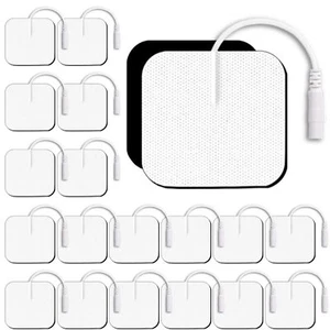 TENS Unit Replacement Pads SM Electrodes 2x2”20 Pcs Reusable Self-Adhesive El... - Picture 1 of 7