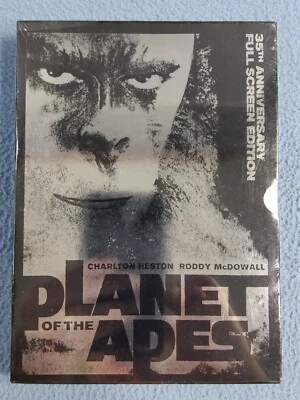 NEW SEALED PLANET OF THE APES 35TH ANNIVERSARY FULL SCREEN EDITION DVD - Image 1 of 2