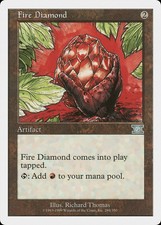 Fire Diamond 6th Edition HEAVILY PLD Artifact Uncommon MAGIC MTG CARD ABUGames