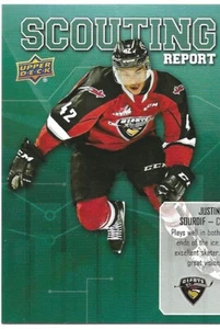 19-20 2019-20 Upper Deck CHL Justin Sourdif Scouting Report #SR-12 Panthers - Imagen 1 de 1