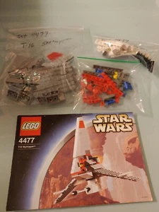 Lego Star Wars 4477 T-16 Skyhopper 100% Complete w/ Minifig Instructions 2003 - Picture 1 of 14