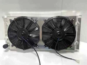 Fit Volkswagen Corrado VR6 SLC 2.8L 2.9L 1991-1995 aluminum radiator+shroud+fan - Picture 1 of 5