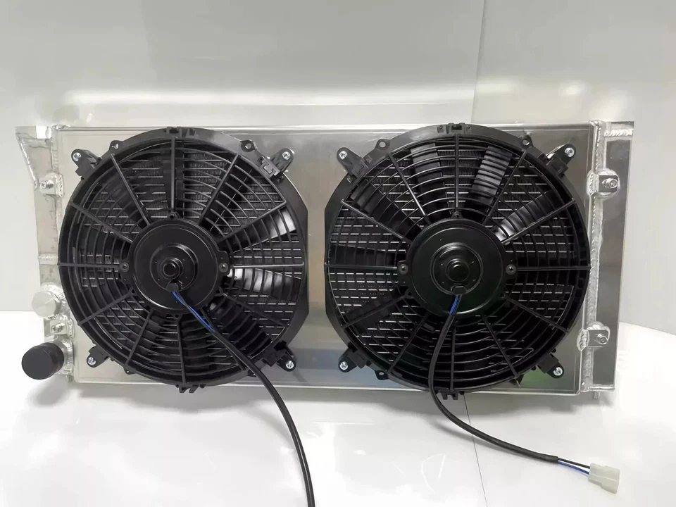 Ajuste Volkswagen Corrado VR6 SLC 2.8L 2.9L 1991-1995 radiador de aluminio + cubierta + ventilador Foto 1 de 4