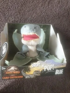 Jurassic World Camp Cretaceous Drop 'N Pop Blue *NEW* - Picture 1 of 3