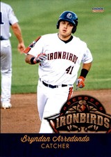 2018 Aberdeen IronBirds Choice 2 Bryndan Arredondo  Wolfforth Lubbock Texas Card
