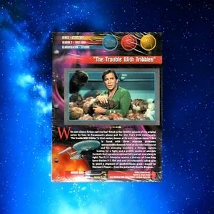 Star Trek 1997 The Trouble with Tribbles pagine raccoglitore Newfield nuove e sigillate - Foto 1 di 7