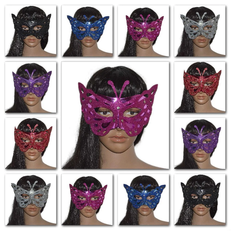 Augenmaske Venezianische Ballmaske Partymaske Maske Disco Fasching Karneval Ball - Bild 1 von 1