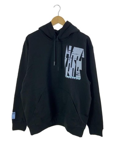 Felpa con cappuccio McQ Alexander McQueen L cotone nero usata