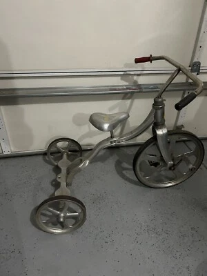 Triciclo Triciclo Bicicleta Convertible Anthony Brothers Aluminio De Colección Foto 1 de 4