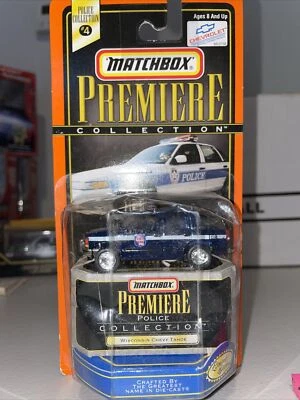 Matchbox Premiere Police Collection Wisconsin Chevy Tahoe 1998 Brand New in Box - Image 1 of 2