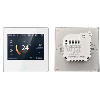 Wifi Digital Thermostat Fußbodenheizung Weiß Wasser-Fußbodenheizung/Boiler 3A - Bild 1 von 4
