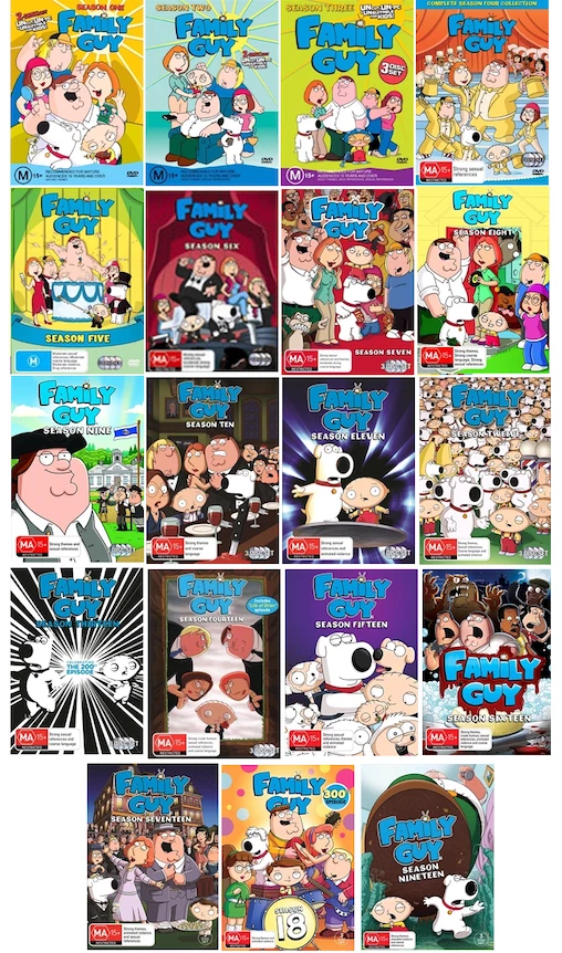 FAMILY GUY : Complete Series Season 1-19 : NEW DVD - image 1 of 1