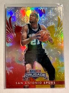 K105,047 - 2013-14 Panini Crusade Insert Red #269 Tim Duncan #/349