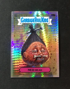 NED HEAD 119a - 2020 TOPPS CHROME GARBAGE PAIL KIDS - PRISM REFRACTOR /199 - Picture 1 of 2
