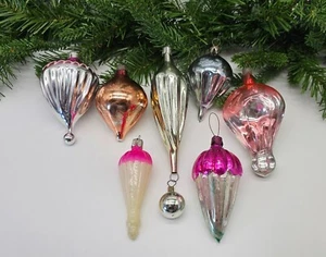 Rare Aerostat Stratostat Parachute Antique Christmas Decorations Vintage Glass - Picture 1 of 20