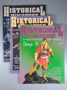 Historical Miniature Magazine No. 14, 15, 16 - 1998/99 - Lot of 3 LIKE NEW! - Picture 1 of 4