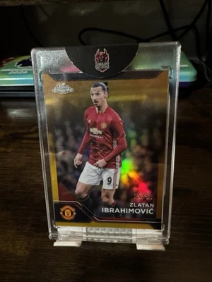 2024-25 Zlatan Ibrahimovic /50 Topps Chrome Manchester United Deluxe Edition - Image 1 of 2