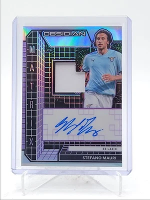 STEFANO MAURI 2020 OBSIDIAN MATRIX PATCH AUTOGRAPH PURPLE AUTO /75 Q5918 - Image 1 of 2