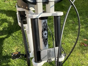SHWINN Stingray Chopper Bike Matt White Stingray Saddle Very Clean Bike - Picture 1 of 9