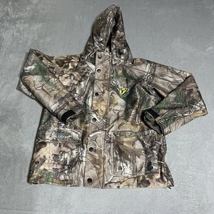 Scent Blocker Camo Hunting Jacket Youth Large Zip Up Hooded Realtree Outdoors - Picture 1 of 6