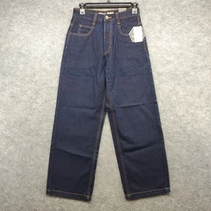 VTG South Pole Jeans Youth Boy's Size 12 Dark Blue Wash Authentic Collection NWT - Picture 1 of 12