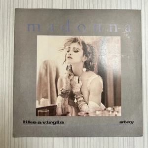 Madonna, Like A Virgin & Stay 7” Vinyl Single Record Sure Records 1984 Vintage - Imagen 1 de 4