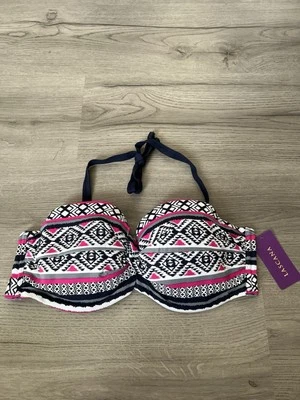Damen Bikini Oberteil Größe 42 mit C-Cup und Bügel Lascana nur anprobiert - Bild 1 von 3