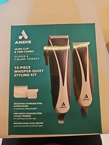Andis Ultra Clip & Trim Combo Clipper Combo Hair Set Grooming Kit, Open Box - Picture 1 of 5