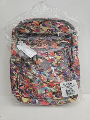Kipling Seoul Wavepool Splash Large Laptop Backpack BP4169 School Travel NEW - Image 1 of 4