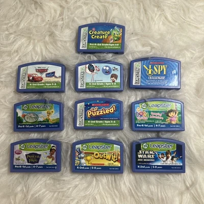LeapFrog Leapster обучения игры картриджи лот из 10 - Изображение 1 из 4