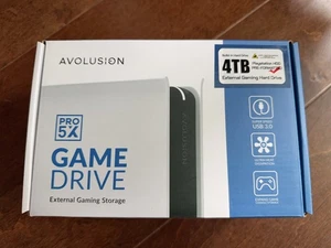 Disco duro externo para juegos Avolusion PRO-5X Series 4 TB USB 3.0 para PS5 - Imagen 1 de 5