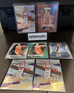 2023-24 Panini Prizm Steve Nash Ruby Wave #200 Revolution 2024-25 Groove Green - Picture 1 of 2
