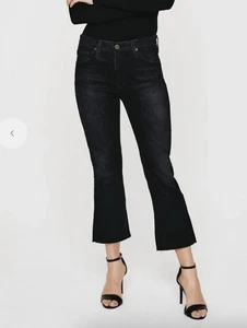 Jeans AG Adriano Goldschmied Jodi slim svasato crop donna 29 vita alta orlo grezzo - Foto 1 di 16