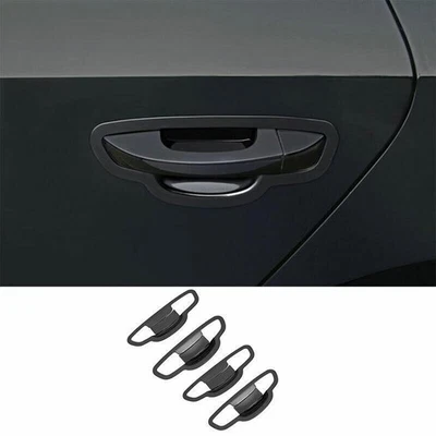Cubierta de cuenco de puerta exterior de titanio negro 8P para Volkswagen Passat B8 2013-18 Foto 1 de 4