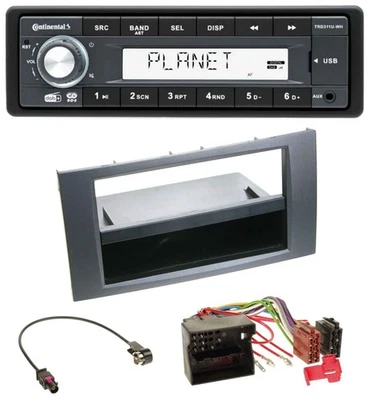 Continental MP3 AUX USB DAB 1DIN Autoradio für Ford Fusion Kuga Transit 05-12 an - Bild 1 von 4