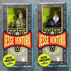 Jesse Ventura Mann der Tat 12" Actionfigur Navy Seal Uniform/ Gouverneur Lot - Bild 1 von 12