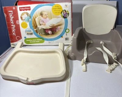 Asiento elevador Fisher-Price Healthy Care Deluxe con bandeja incluida y caja original Foto 1 de 4
