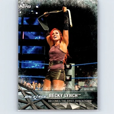 2017 Topps WWE Women's Division Becky Lynch #WWE-5 WWE Matches and Moments - Image 1 of 2