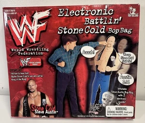 WWF Stone Cold Steve Austin Electronic Battlin Bop Bolso WWE Raro De Colección ¡Nuevo Sellado! - Imagen 1 de 7