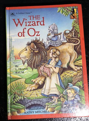The Wizard Of Oz L. Frank Baum Golden Classic Edition Kathy Mitchell 1986 H Book - Image 1 of 4