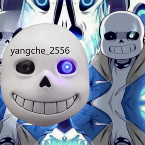 NEW Undertale Sans Headwear Mask Halloween Cosplay Soft PVC Christmas Gifts COOL - Picture 1 of 8