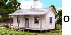 O Scale - COMPANY HOUSE - Laser Cut Wood, BUILDING KIT  - BLN-276