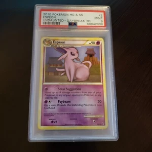 Espeon Undaunted Nightfall PSA 9 Mint Theme Deck Promo Pokemon Card - Picture 1 of 1