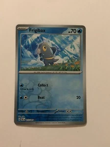 Pokemon Card Paldean Fates Reverse Holographic Frigibax 017/091 NM - Picture 1 of 2