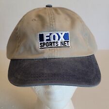 Vintage 1990's "Fox Sports Net" Strapback Hat Baseball Cap Embroidered Logo