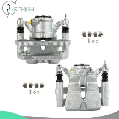 Пара задних водительских пассажирских тормозных суппортов с кронштейном для 2014 -2021 JEEP CHEROKEE - Изображение 1 из 4